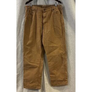Dickies‎ Duck Canvas Carpenter Pants Mens 36X32 Brown Workwear Utility 1939RBD